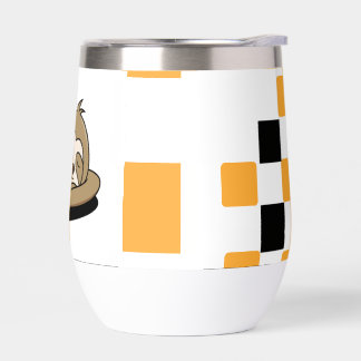 Botella de agua personalizado: Tumbler de vino sin