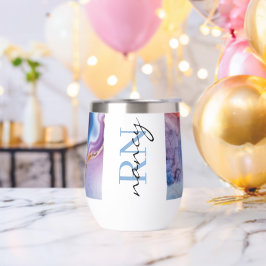 Botella de agua personalizado: Tumbler de vino sin