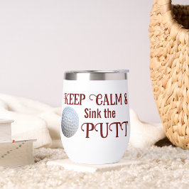 Botella de agua personalizado: Tumbler de vino sin