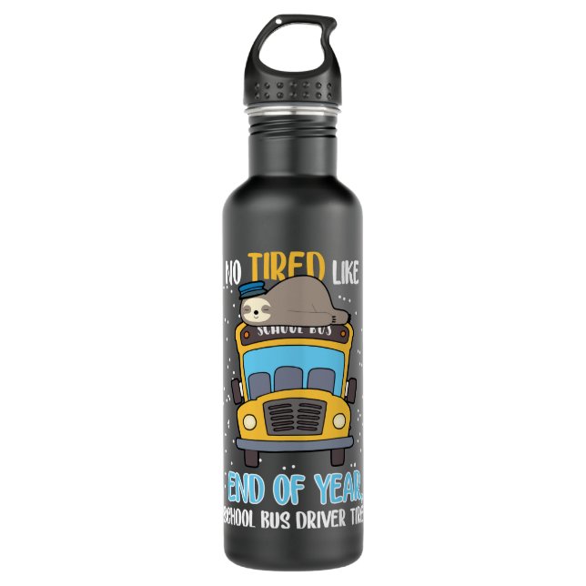 Botella De Agua Personalizados mágicos especiales Escuela de Autob (Anverso)