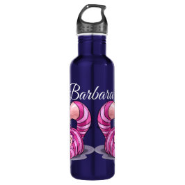 Botella De Agua Personalizar el acero inoxidable de gatos sonrient