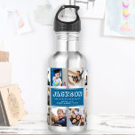Botella De Agua Personalizar el Collage de fotos de Instagram de n<br><div class="desc">Moderno y personalizado frasco de agua colgante de fotos de Instagram para el mejor día de regreso a la escuela. ¡Un regalo perfecto para el cumpleaños de un niño! Le encantará llevar a su gente favorita dondequiera que vaya y ayudará a calmar la ansiedad durante el primer día de clases....</div>