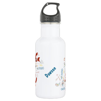 Botella De Agua Personalizar el modelo moderno de Fox Woodland