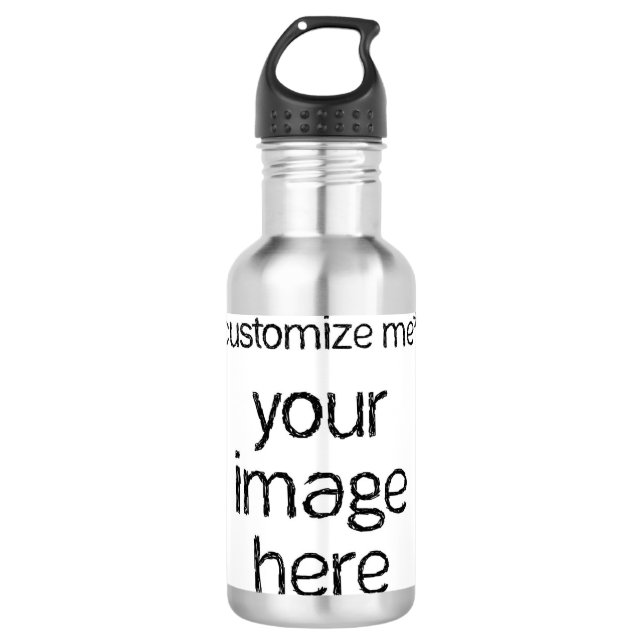 Botella De Agua Personalizar Su Propio Diseño (Anverso)