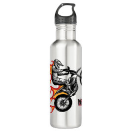 Botella De Agua Personalize Hot Ride Water Bottle