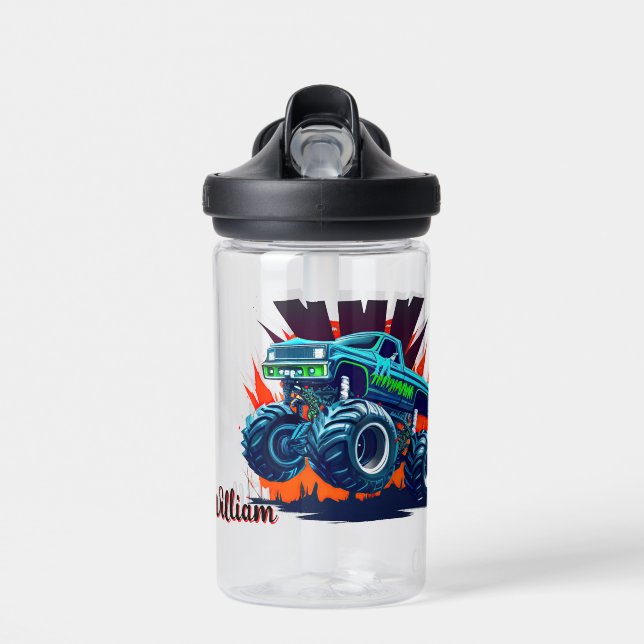 Botella De Agua Personalize Kids Big Wheels (Delante)