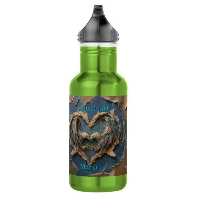 Botella De Agua Personalized Anniversary Gift for Couples (Derecha)