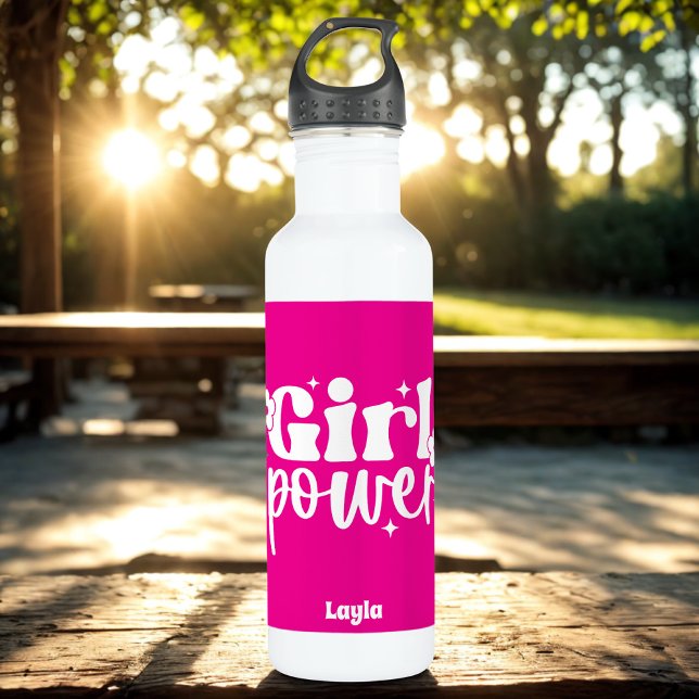 Botella De Agua Personalized Girl Power (Subido por el creador)