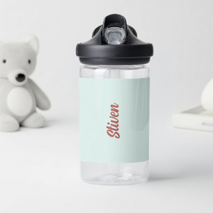 Botella De Agua Personalized Green Mint Plastic Bottle for Kids