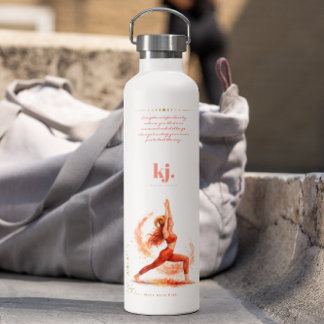 Botella De Agua Personalized Illustrated Aries Zodiac Quote