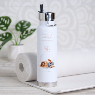 Botella De Agua Personalized Illustrated Cancer Zodiac Quote