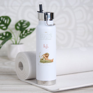 Botella De Agua Personalized Illustrated Virgo Zodiac Quote