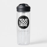 Botella De Agua Personalized Logo and Text Business<br><div class="desc">Personalized Logo and Text Business Water Bottle</div>