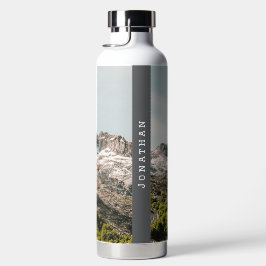 Botella De Agua Personalized Mountain Landscape and adventure