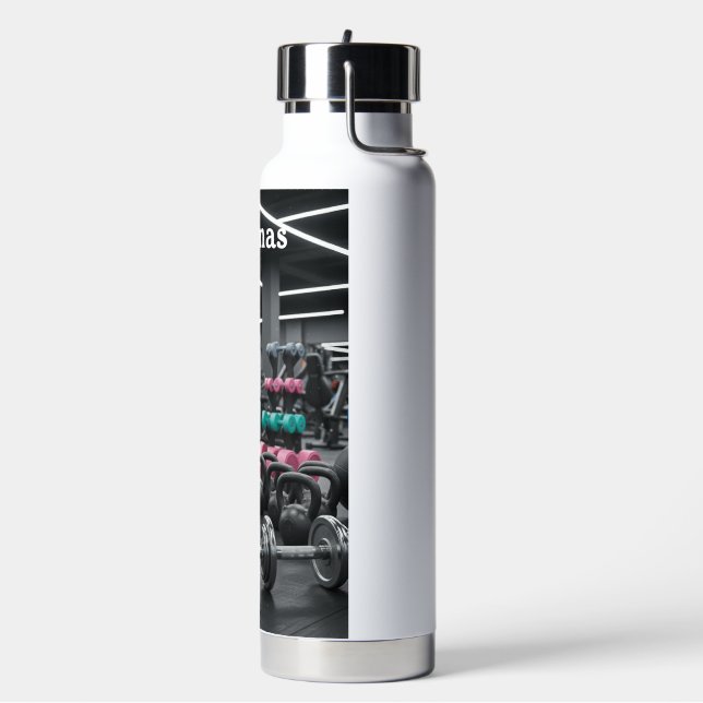 Botella De Agua Pesas de gimnasio personalizadas (Izquierda)