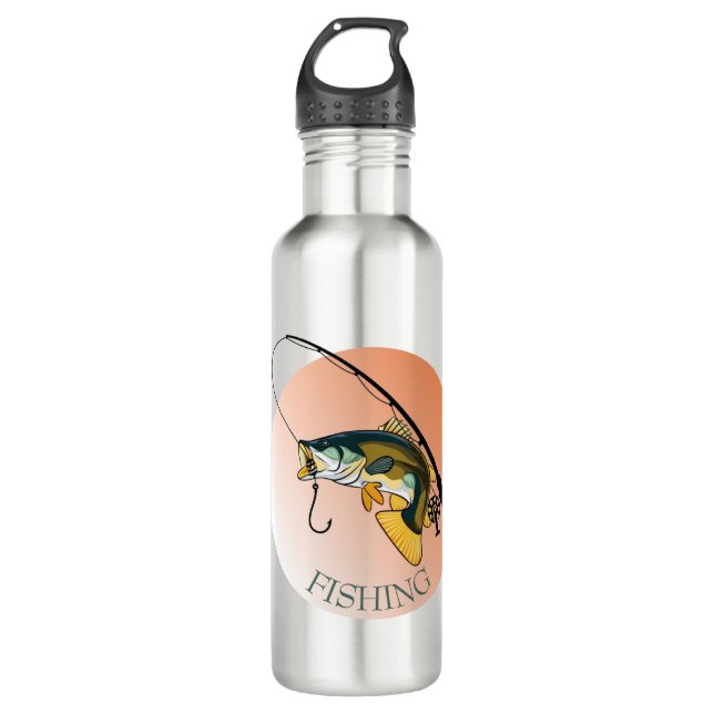 Botella De Agua pesca (Anverso)