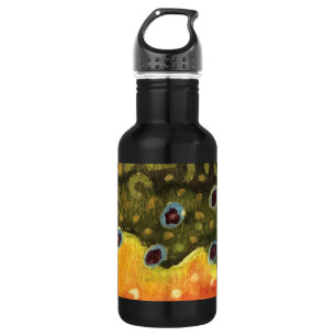 Botella De Agua Pesca clásica de trucha rota, enredo