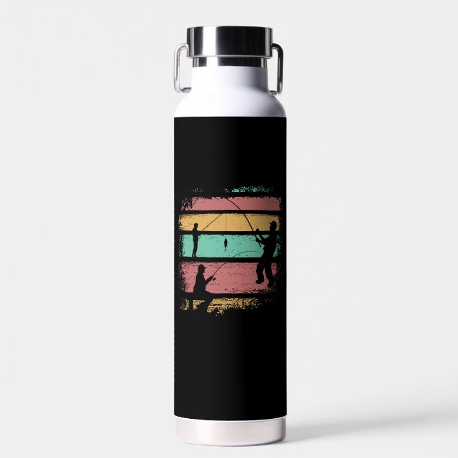 Botella De Agua Pesca de época (Delantero)