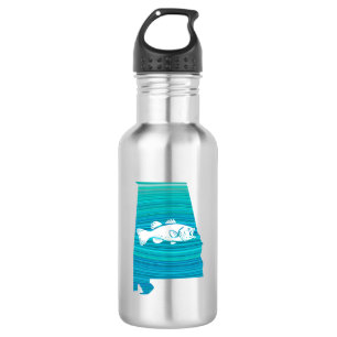 Botella De Agua Pesca de ola de Alabama