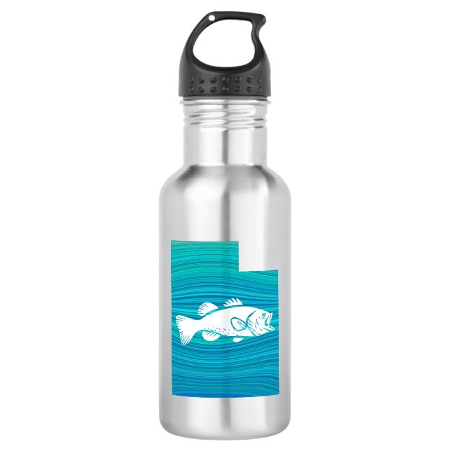 Botella De Agua Pesca de olas en Utah (Anverso)
