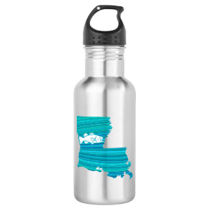Botella De Agua Pesca de oleada de Louisiana
