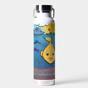 Botella de agua - Pescado Goldie - Buellton.Art