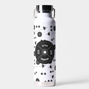 Botella De Agua Peso Formación Fitness Dumbbell Bodybuilding Nombr