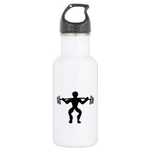 Botella De Agua Pesos de elevación del Weightlifter