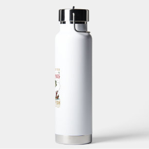 Botella De Agua Pez grande de Navidad Bajo Santa Barco Pesca