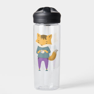 Botella De Agua Pezón lindo con taza de té