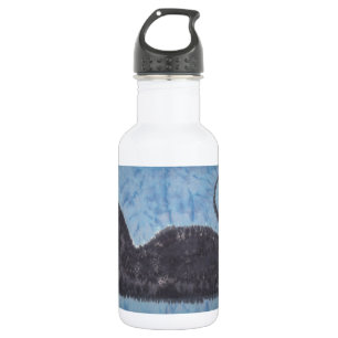 Botella De Agua PhatDyes de tinta para gato negro