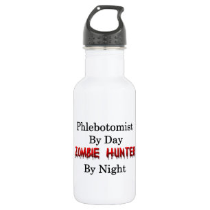 Botella De Agua Phlebotomist/cazador del zombi