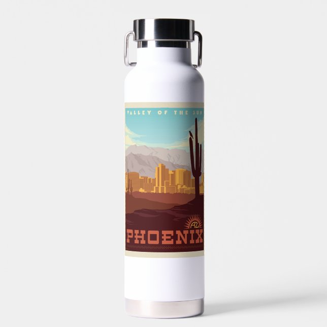 Botella De Agua Phoenix, Arizona (Delantero)