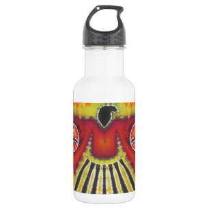 Botella De Agua Phoenix Bird Peace Signs Tye