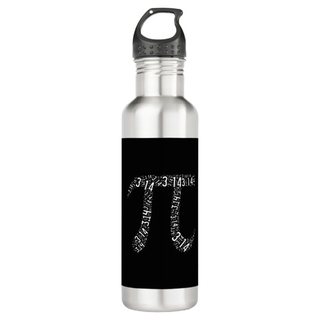 Botella De Agua Pi Maths Nerd (Anverso)