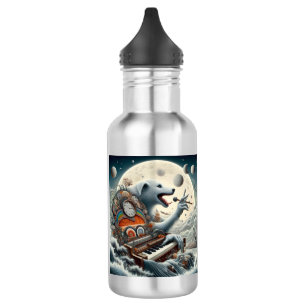 Botella De Agua Pianista canis celestial