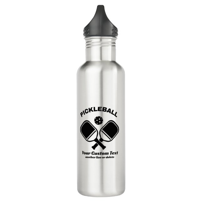Botella De Agua Pickleball Club Paddle & Ball Personalizado (Izquierda)