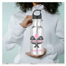 Pickleball Gal Paddles Monograma Personalizado Nom