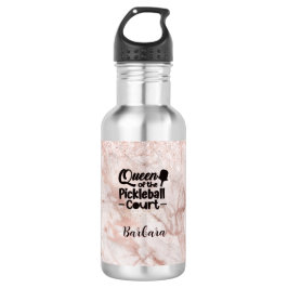 Botella De Agua PIckleball Gal Reina de la Corte