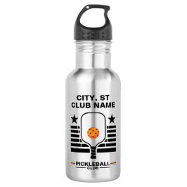 Botella De Agua Pickleball Personalized Name Pickleball Club