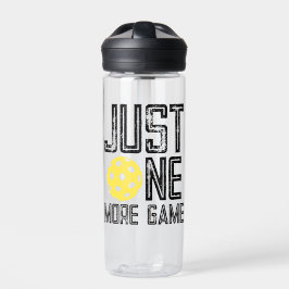 Botella De Agua Pickleball Player "Just One More Game"