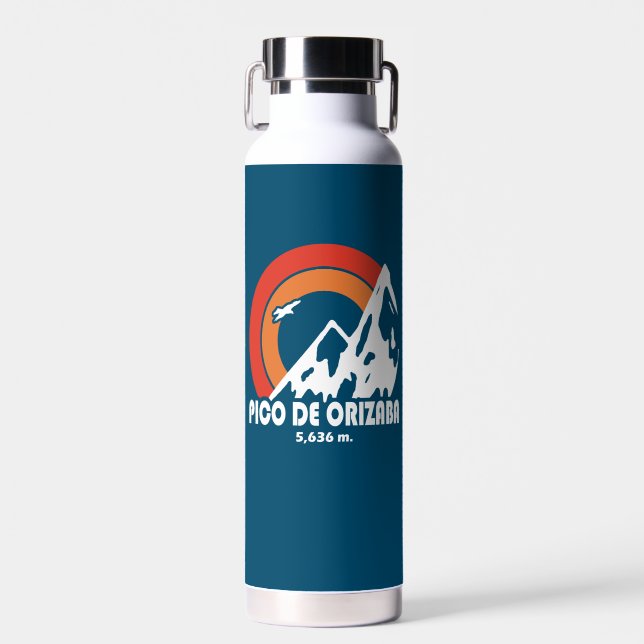Botella De Agua Pico de Orizaba México Sol Águila (Delantero)