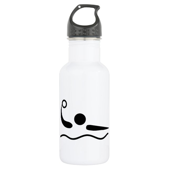 Botella De Agua Pictograma de Waterpolo del water polo (Anverso)