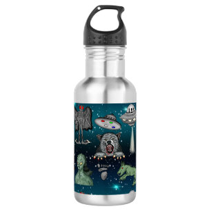 Botella De Agua Pie grande, OVNIs, Extranjeros, Mothman, Dogman, C
