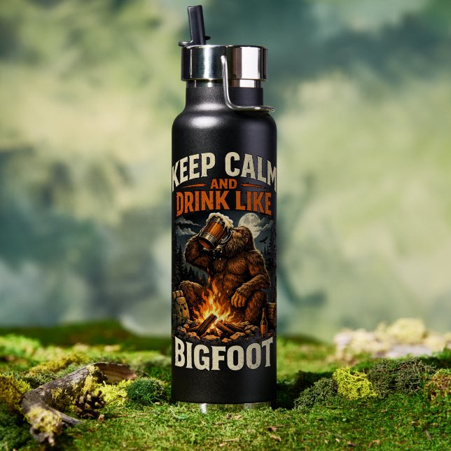 Botella De Agua Pie Grande Sasquatch (Al aire libre (girado))