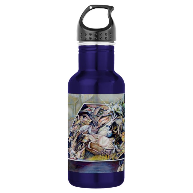 Botella De Agua Piense fuera de la caja (Anverso)