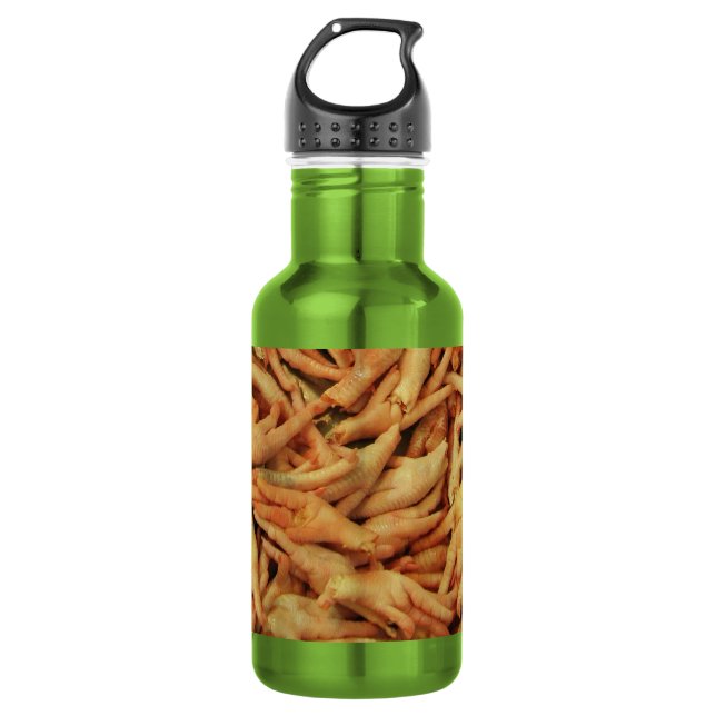 Botella De Agua Pies de pollo crudo (Anverso)