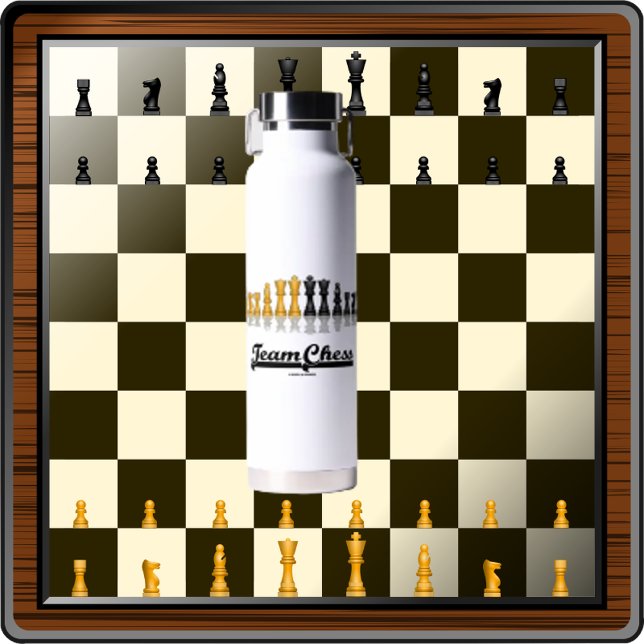 Botella De Agua Piezas de juego de ajedrez reflexivo de ajedrez de (Subido por el creador)