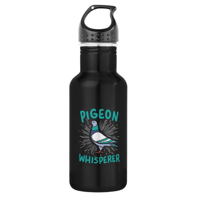 Botella De Agua Pigeon - Pigeon Whisperer (Anverso)