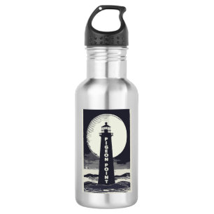Botella De Agua Pigeon Point Lighthouse California Moon